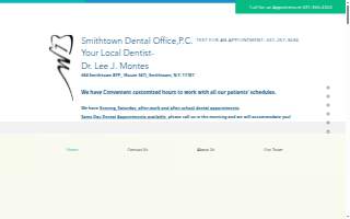 Smithtown Dental Office PC- Lee J. Montes, DDS website