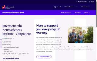 Neuro Specialty Rehabilitation Center website