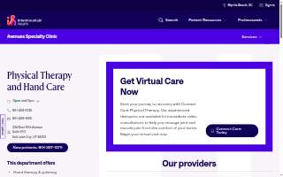 Intermountain Health Physical Therapy & Rehabilitation - Avenues Clinic website