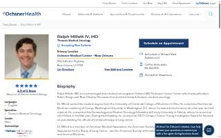 Ralph Millett IV, MD website