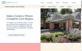 Hales Corners Care Center website