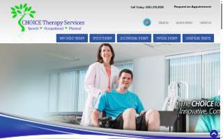 CHOICE Therapy Services website