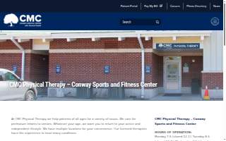 CMC Physical Therapy website