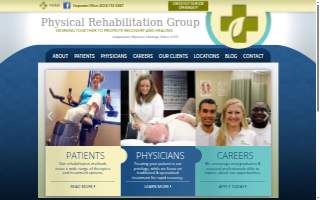 Physical Rehabilitation Group of Columbia website