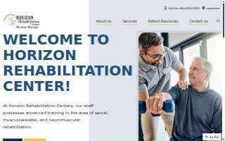 Horizon Rehabilitation Centers website