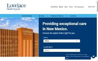 Rehabilitation Hospital of NM website