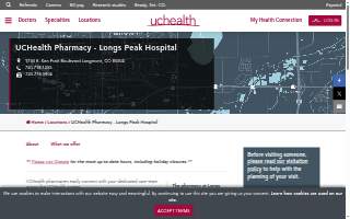 UCHealth Pharmacy - Longs Peak Hospital website