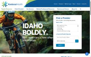 Kootenai Clinic Hospital Medicine website
