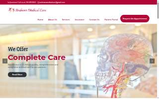 Andrews Medical Care website