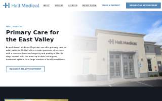 Hall Medical website