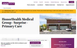 HonorHealth Surprise Medical Group website