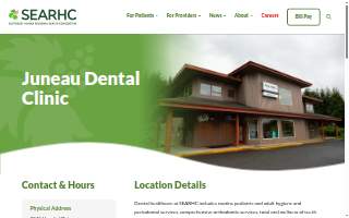 SEARHC Juneau Dental Clinic website