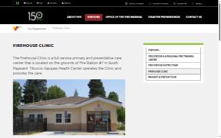 Firehouse Clinic website