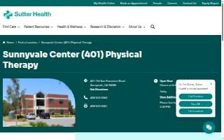 Sunnyvale Center (401) Physical Therapy website