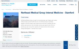 Northeast Medical Group Internal Medicine Stamford website