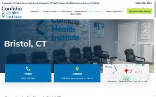 Confidia™ Health Institute website