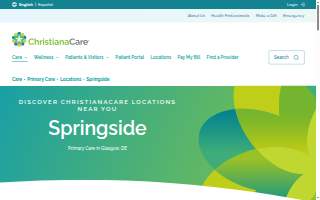 ChristianaCare Primary Care at Newark website