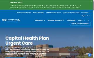 CHP Urgent Care website