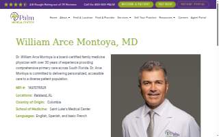 William Arce Montoya, MD Palm Medical Centers - Hollywood website