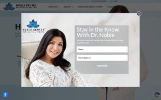 Noble Center For Health & Healing website