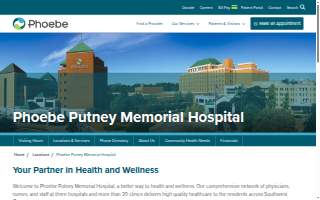 Phoebe Putney Memorial Hospital: Guest William A MD website