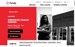 Kirkwood Health Center website