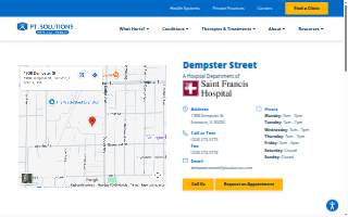 PT Solutions of Dempster Street website