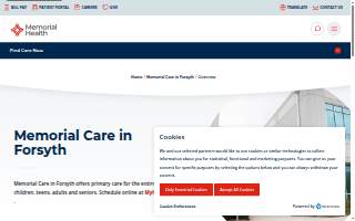 Decatur Memorial Hospital of Forsyth website