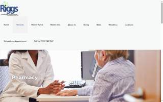Riggs Community Health Center Pharmacy website