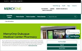 MercyOne Dubuque Medical Center Pharmacy website