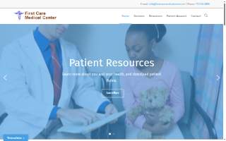 First Care Medical Center website