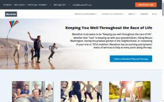 Marathon Physical Therapy and Sports Performance of Newton website