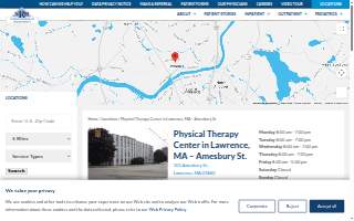 Northeast Rehabilitation Outpatient Clinic website