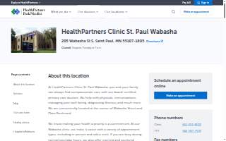 Health Partners St Paul Clinic: Olson Kristopher MD website