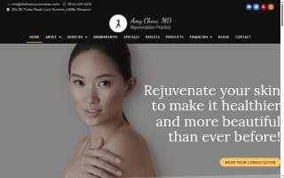 Amy Chow, MD Rejuvenation Practice Med Spa website