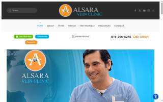 Alsara Vein Clinic website