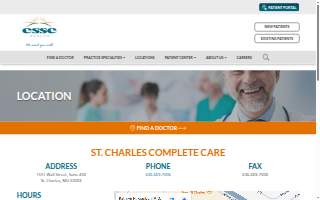 Esse Health St. Charles Complete Care website