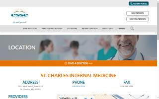 Esse Health St. Charles Internal Medicine website
