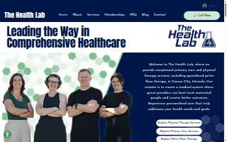 The Health Lab website