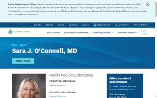 Sara O'Connell, MD website