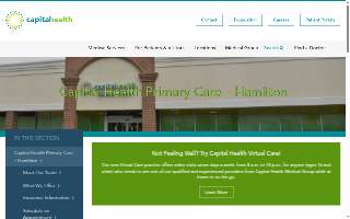 Capital Health Primary Care – Hamilton website