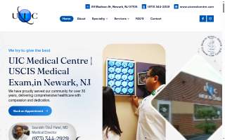 UIC Medical Centre - Dr. Saurabh Patel website