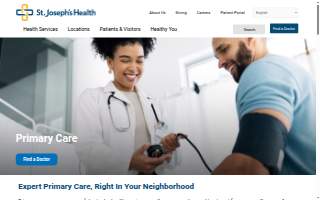 St. Joseph's Health Primary Care website