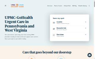 Urgent care medical Center website