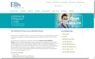 Ellis Medicine Primary Care at Mohawk Harbor website