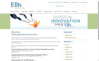 Ellis Wound Care Center website