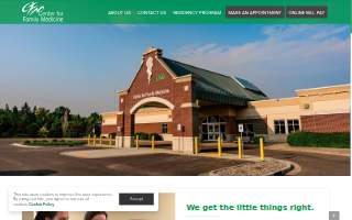 Center For Family Medicine Und website