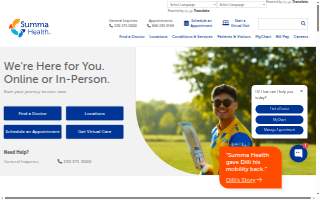 Akron City Hospital: Gilbert Albert F MD website