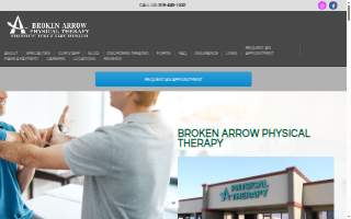 Broken Arrow Physical Therapy website