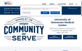 University of Tennessee Medical Center website